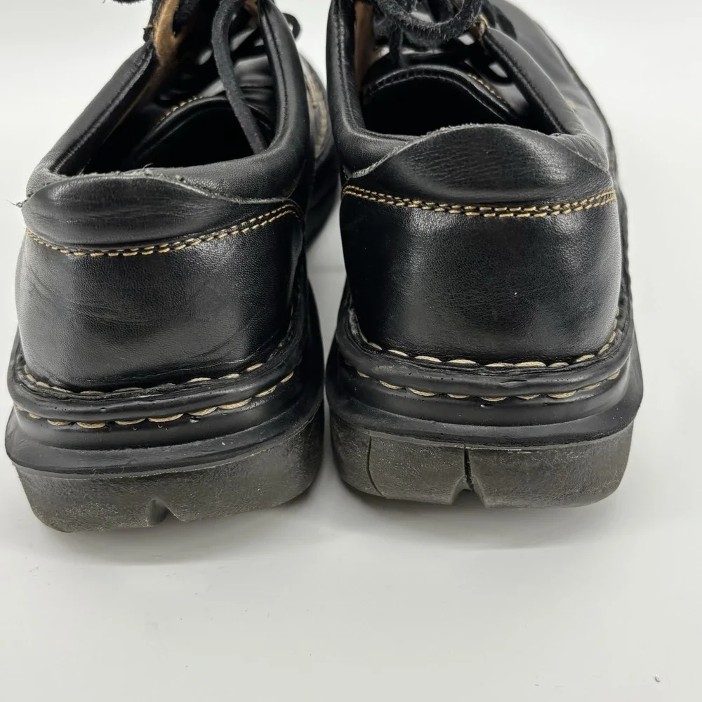 Børn Mens Shoes Size 9 EU42.5 Oxford Black Full Grain Leather Lace Up‎ Comfort